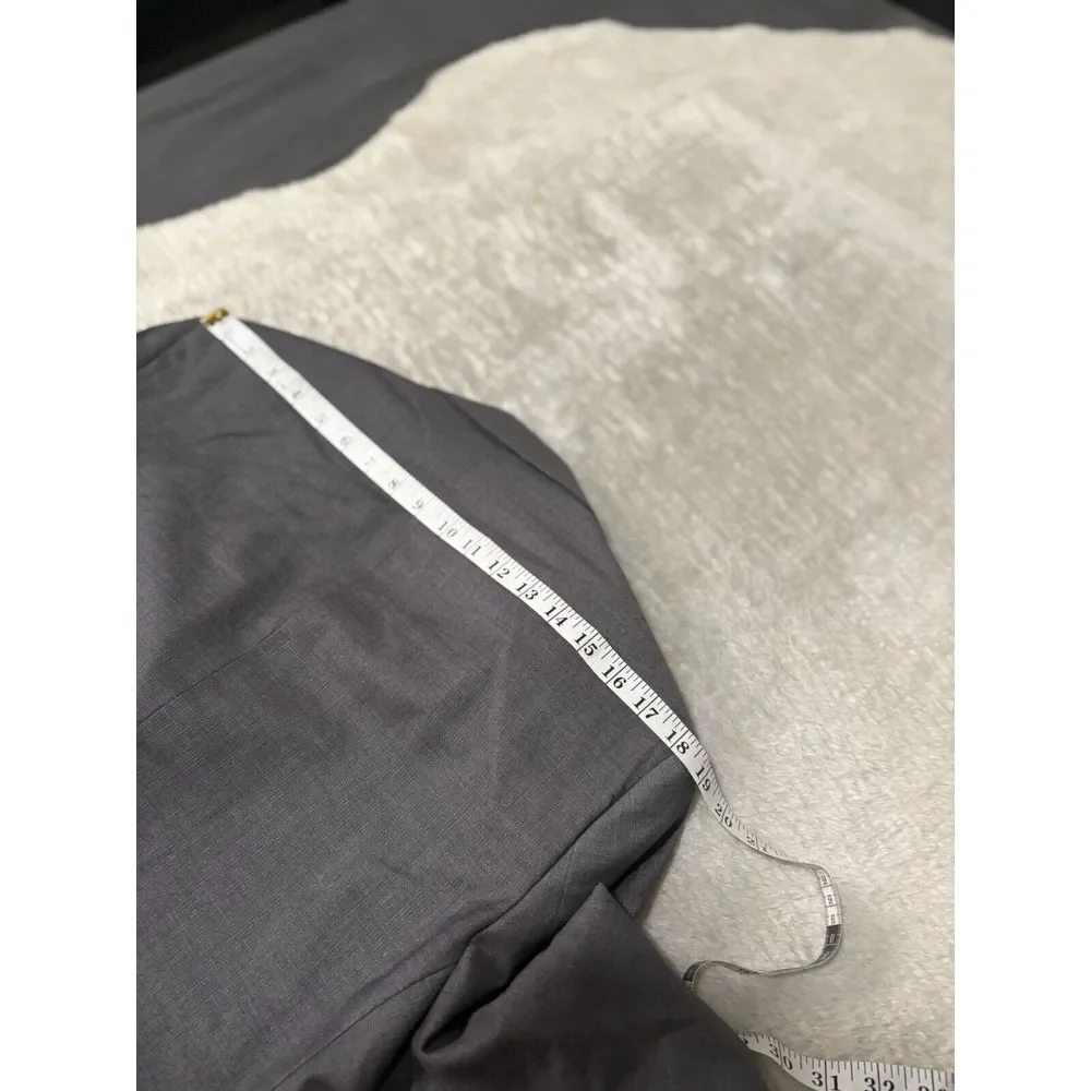 New Pronto Uomo Mens 2 Button Sport Blazer Gray‎ Jacket Size 40L